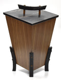 Pagoda: American Walnut with Ebonized Alder accents