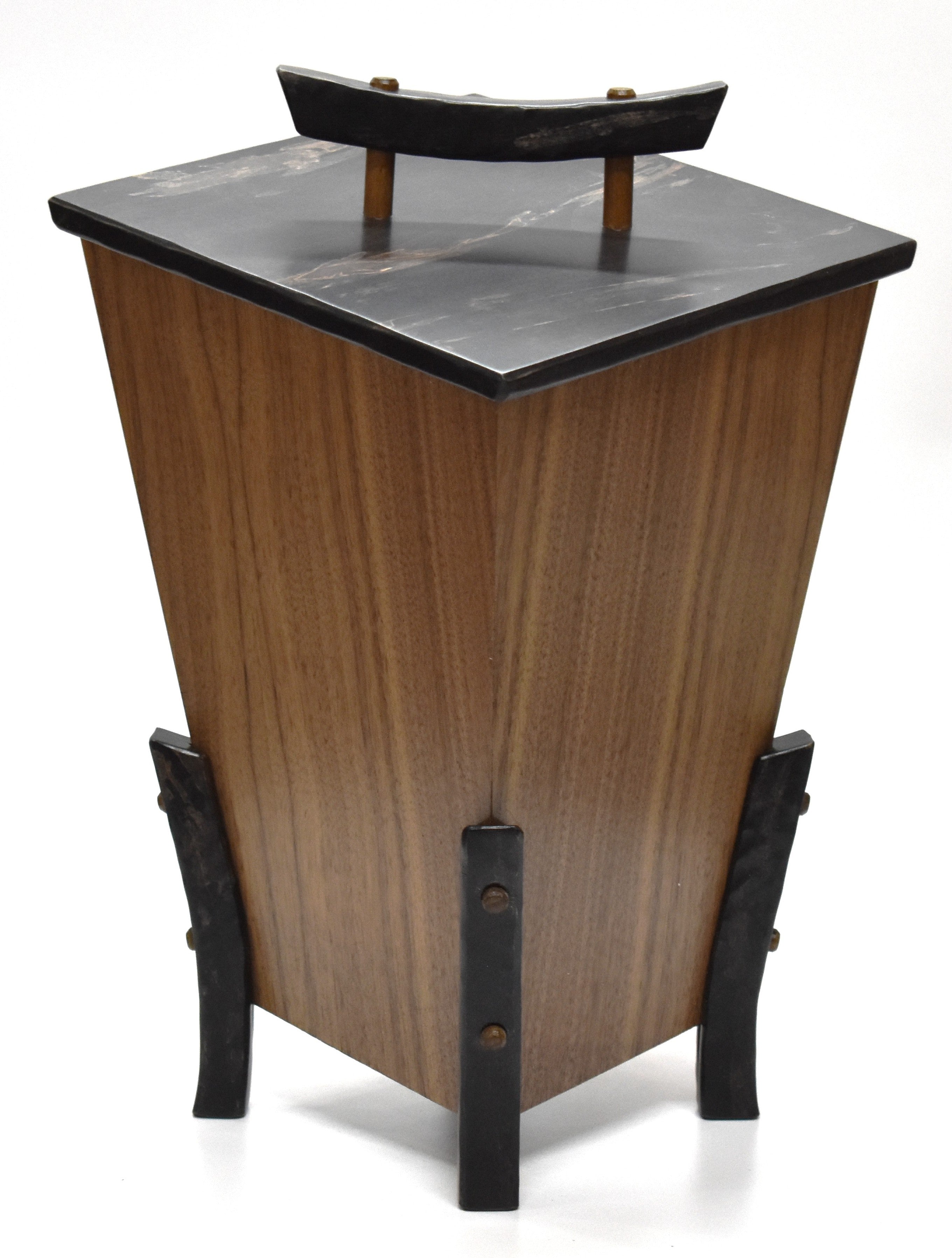 Pagoda: American Walnut with Ebonized Alder accents