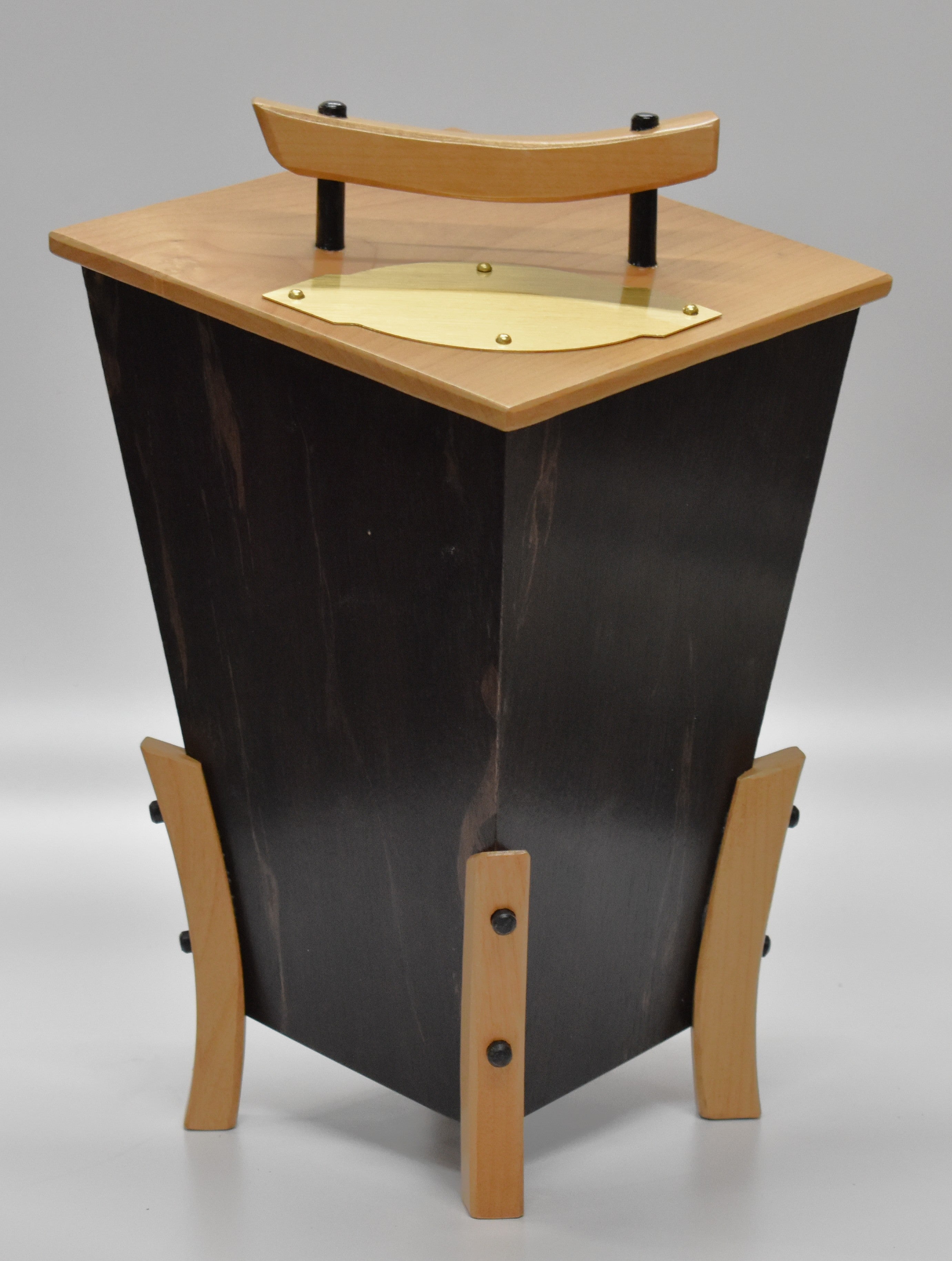 Pagoda: Ebonized Alder with Alder accents
