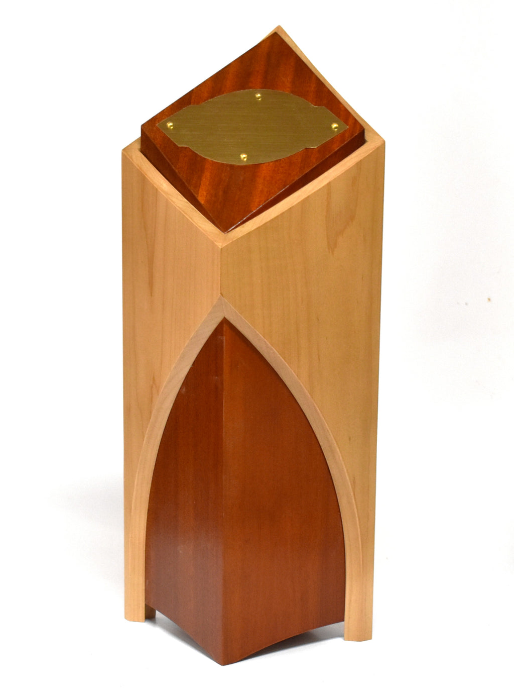 Cathedral:  Boardroom Mahogany wrapped with Hard Maple