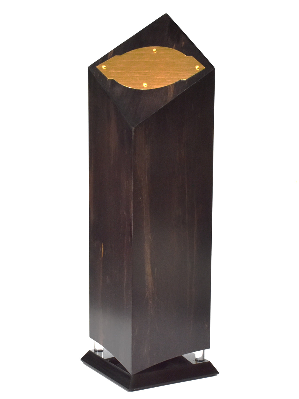 Monument: Ebonized Alder on Black Acrylic base