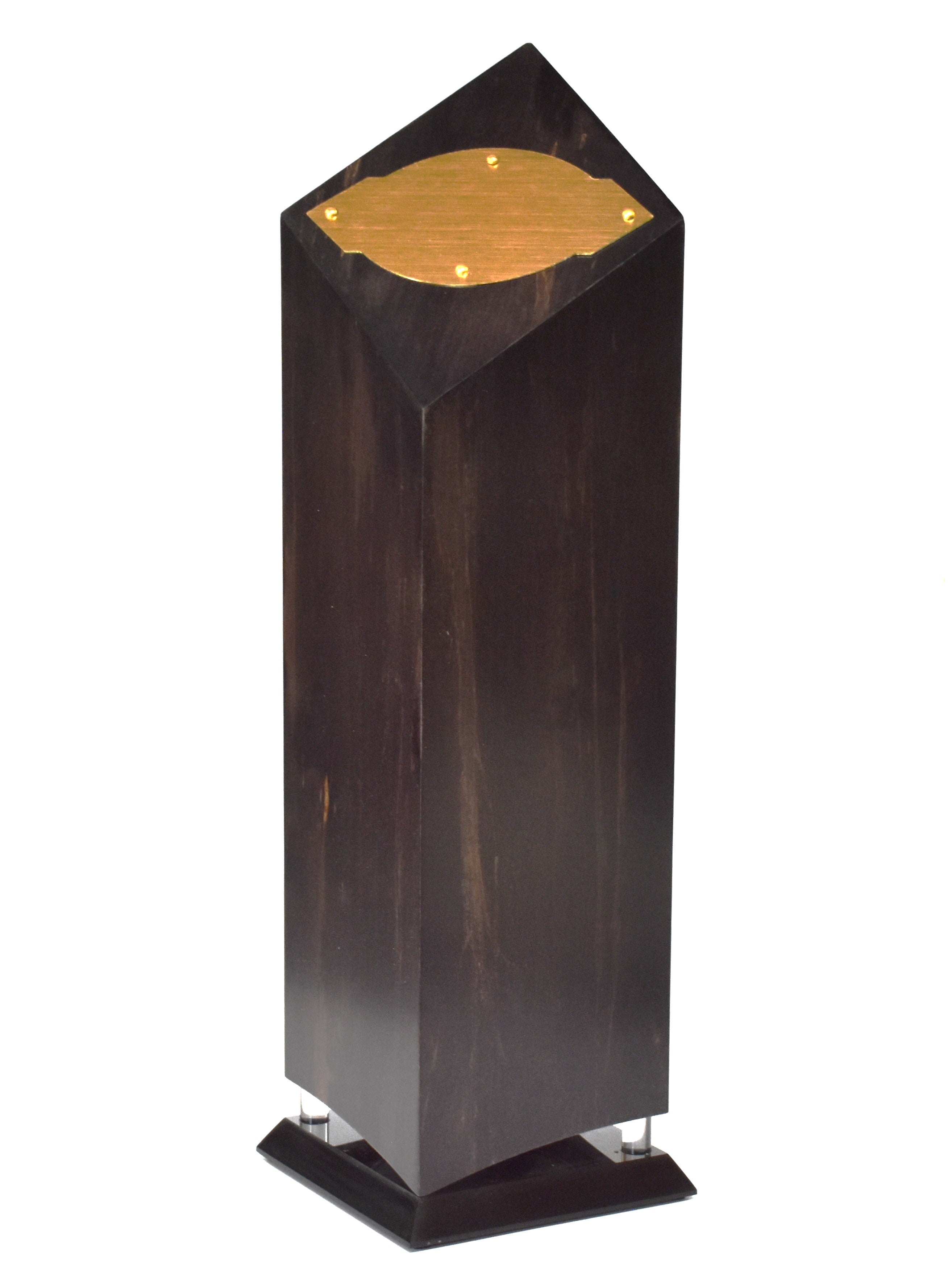 Monument: Ebonized Alder on Black Acrylic base