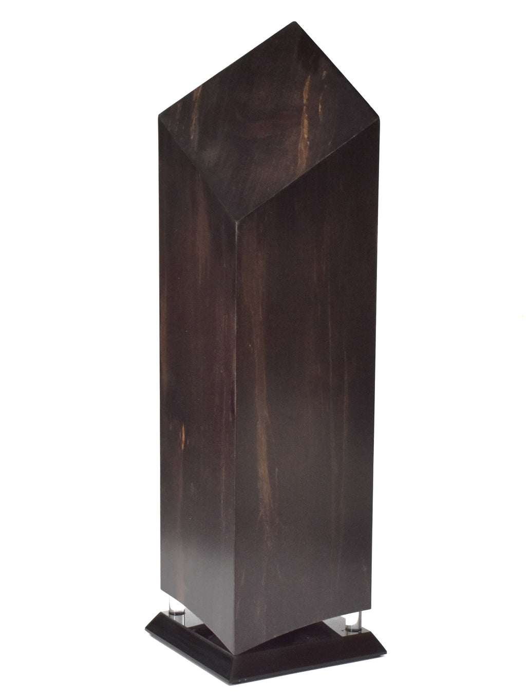 Monument: Ebonized Alder on Black Acrylic base