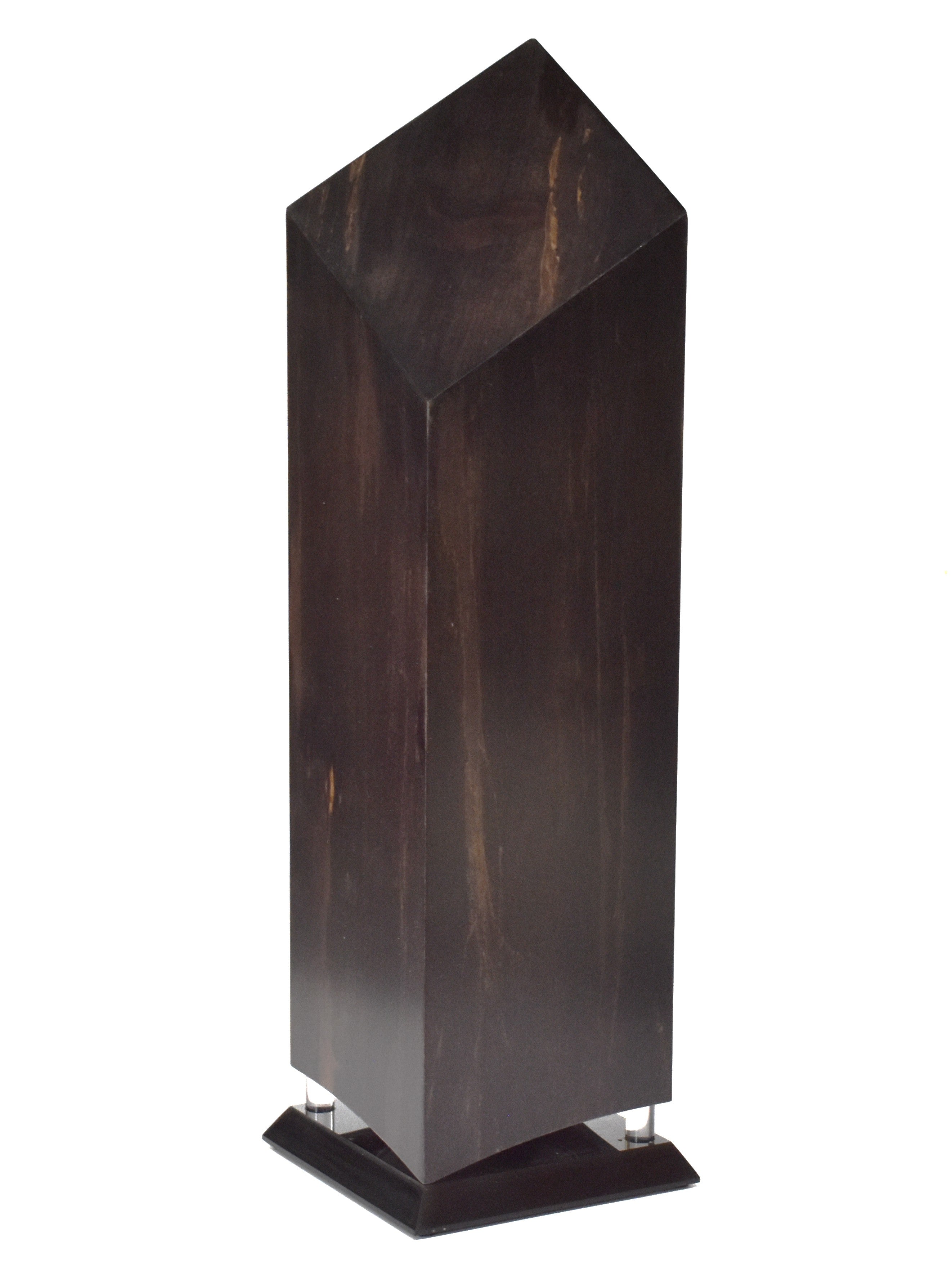 Monument: Ebonized Alder on Black Acrylic base
