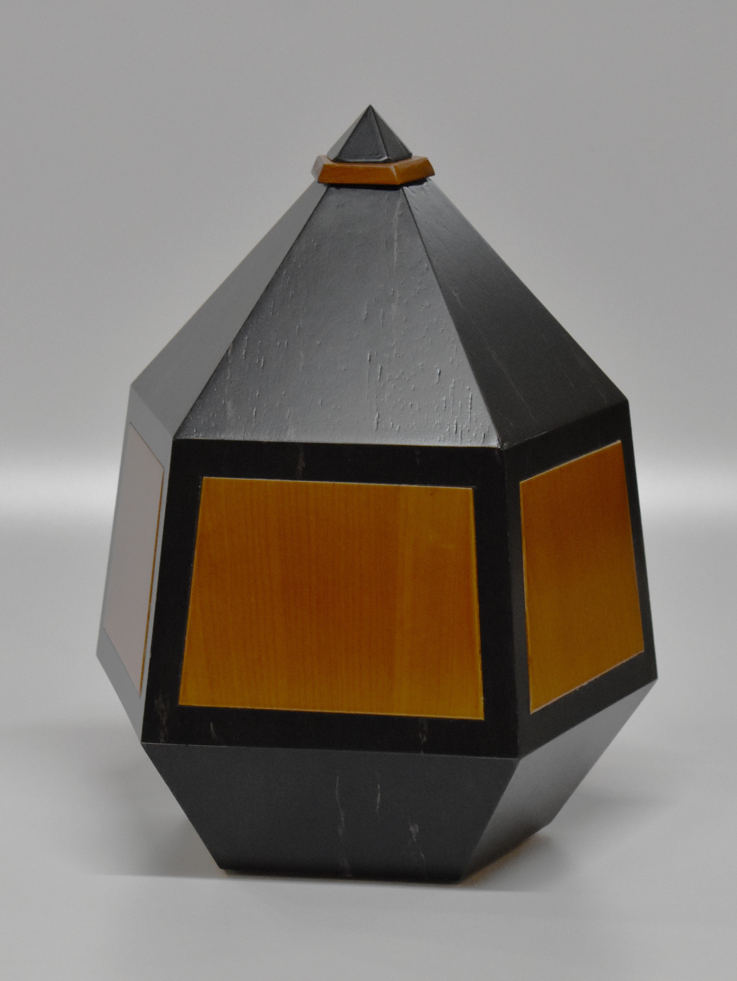 Traditional Geo: Ebonized Alder with Cherry Panels