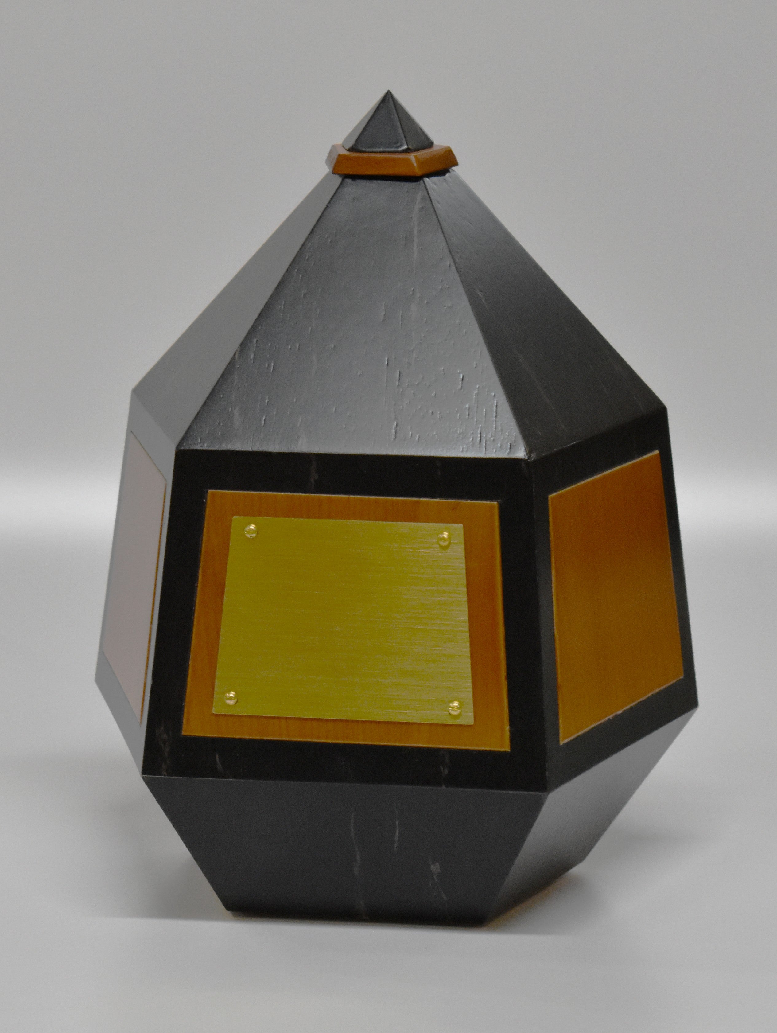 Traditional Geo: Ebonized Alder with Cherry Panels