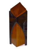 Cathedral: Dark Walnut wrapped with Black Gloss Acrylic