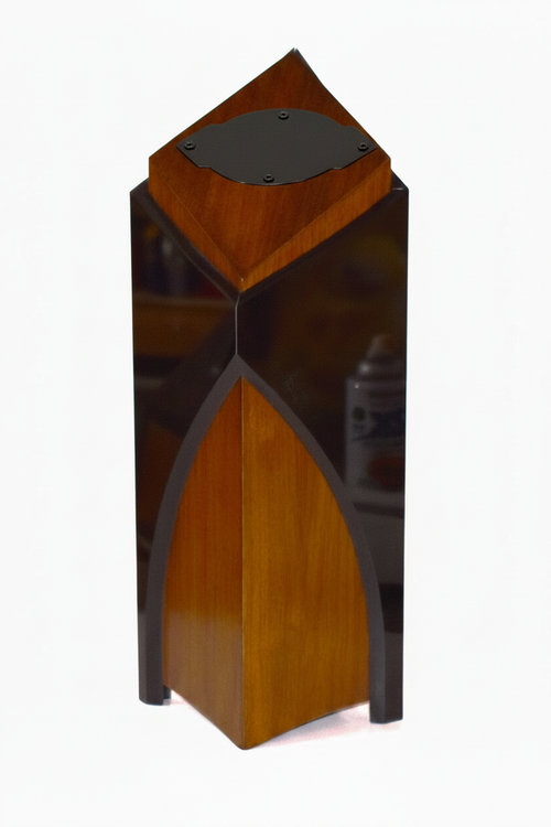 Cathedral Dark Walnut - plaque shifted lower